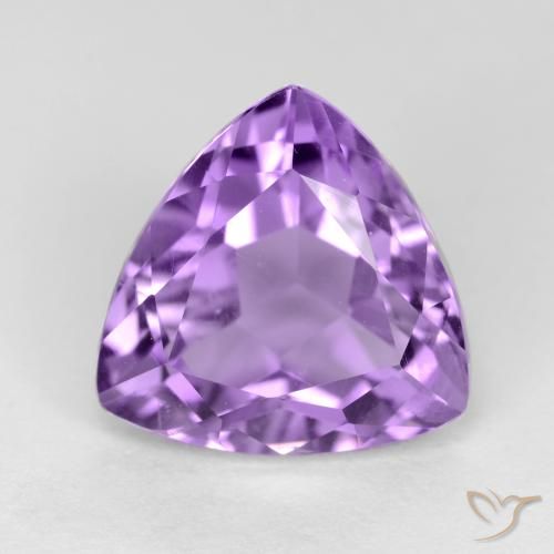 3.09ct طبيعي بنفسجى متوسط جمشت, مثلثى, قليلا جدا