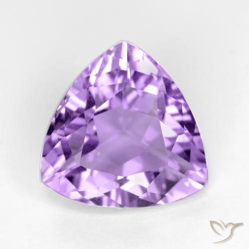 2.65ct طبيعي بنفسجى متوسط جمشت, مثلثى, قليلا جدا