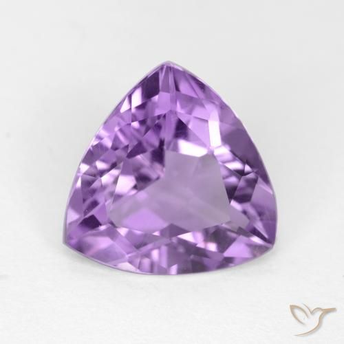 2.41ct طبيعي بنفسجى متوسط جمشت, مثلثى, قليلا جدا