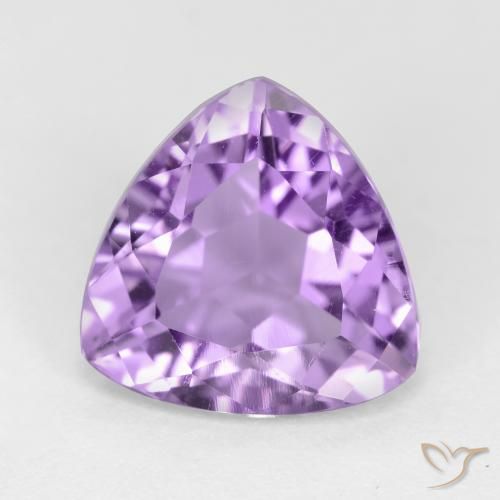2.84ct طبيعي بنفسجى متوسط جمشت, مثلثى, قليلا جدا