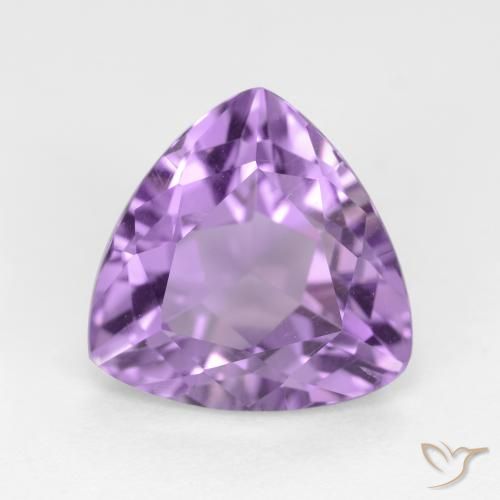 2.94ct طبيعي بنفسجى متوسط جمشت, مثلثى, قليلا جدا