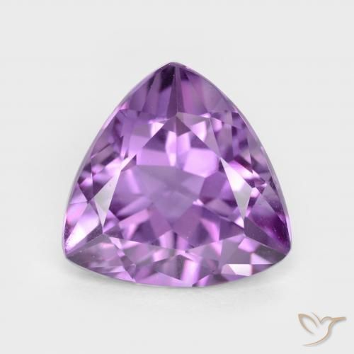 2.83ct طبيعي بنفسجي أرجواني جمشت, مثلثى, قليلا جدا