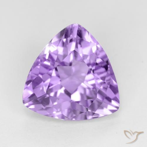 2.76ct طبيعي بنفسجى متوسط جمشت, مثلثى, VVS-VS