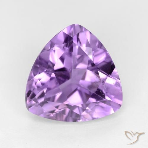 2.66ct طبيعي بنفسجى غامق جمشت, مثلثى, قليلا جدا