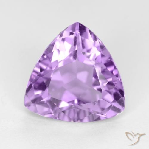 2.86ct طبيعي بنفسجى متوسط جمشت, مثلثى, قليلا جدا