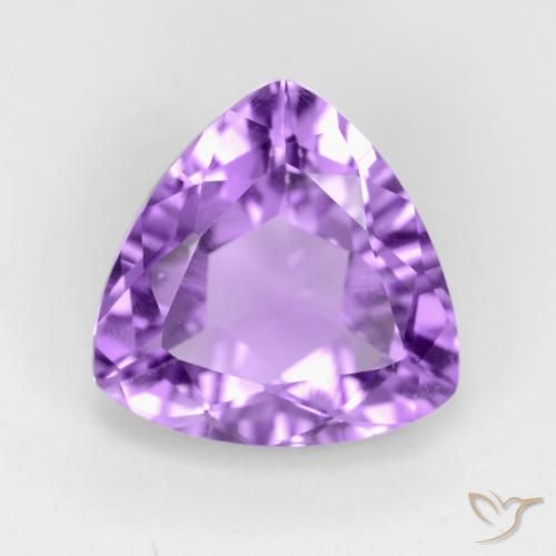 2.78ct طبيعي بنفسجى متوسط جمشت, مثلثى, VVS-VS