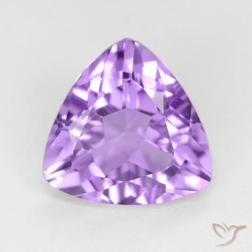 2.71ct طبيعي بنفسجى متوسط جمشت, مثلثى, VVS-VS