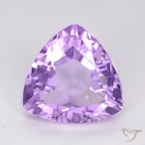 3.15ct طبيعي بنفسجى متوسط جمشت, مثلثى, قليلا جدا