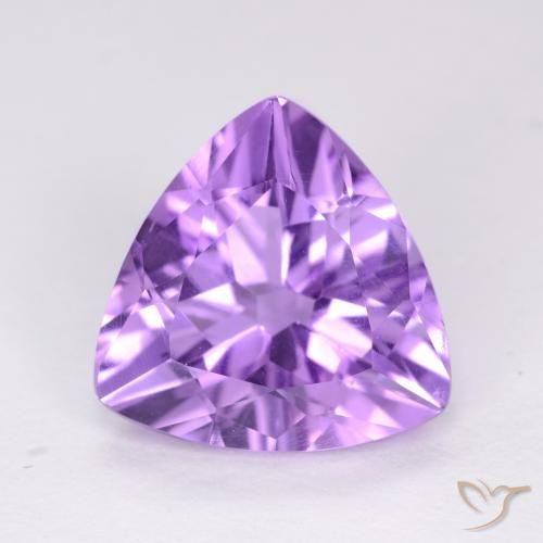 2.62ct طبيعي بنفسجى متوسط جمشت, مثلثى, VVS-VS