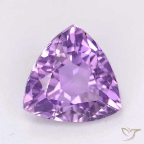2.77ct طبيعي بنفسجى أرجوانى غامق جمشت, مثلثى, قليلا جدا