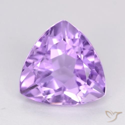 3.02ct طبيعي بنفسجي وردي جمشت, مثلثى, قليلا جدا