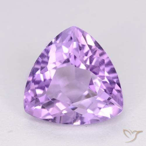 2.99ct طبيعي بنفسجى متوسط جمشت, مثلثى, قليلا جدا