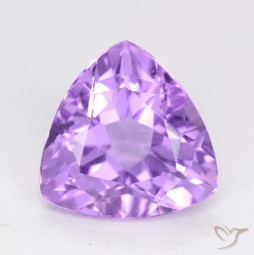 3.03ct طبيعي بنفسجي وردي جمشت, مثلثى, قليلا جدا