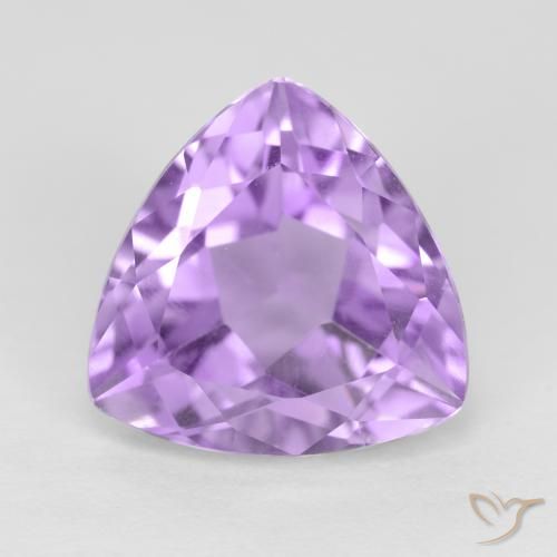 3.16ct طبيعي بنفسجي وردي جمشت, مثلثى, قليلا جدا