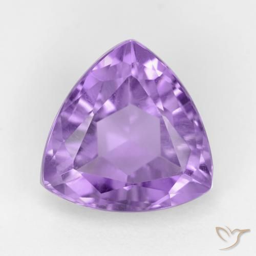 3.13ct طبيعي بنفسجى متوسط جمشت, مثلثى, قليلا جدا