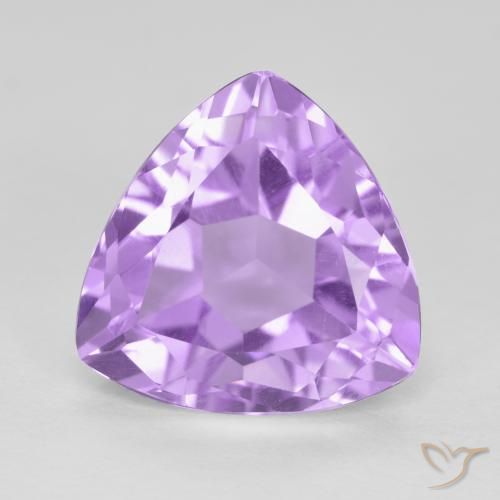 3.06ct طبيعي بنفسجي وردي جمشت, مثلثى, قليلا جدا