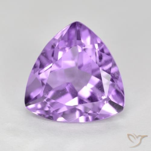 2.93ct طبيعي بنفسجي وردي جمشت, مثلثى, قليلا جدا