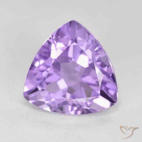 2.93ct طبيعي بنفسجى متوسط جمشت, مثلثى, قليلا جدا