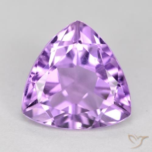 2.83ct طبيعي بنفسجى متوسط جمشت, مثلثى, قليلا جدا