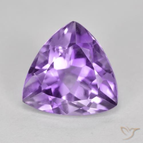 2.93ct طبيعي بنفسجى متوسط جمشت, مثلثى, قليلا جدا