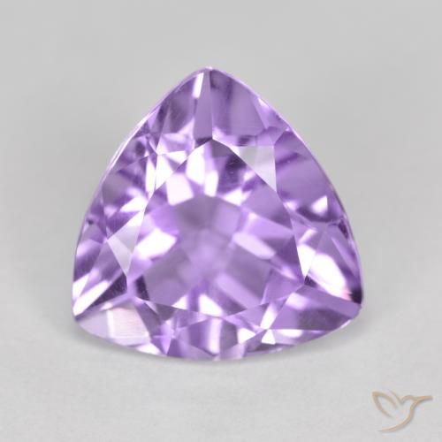 2.86ct طبيعي بنفسجى متوسط جمشت, مثلثى, قليلا جدا