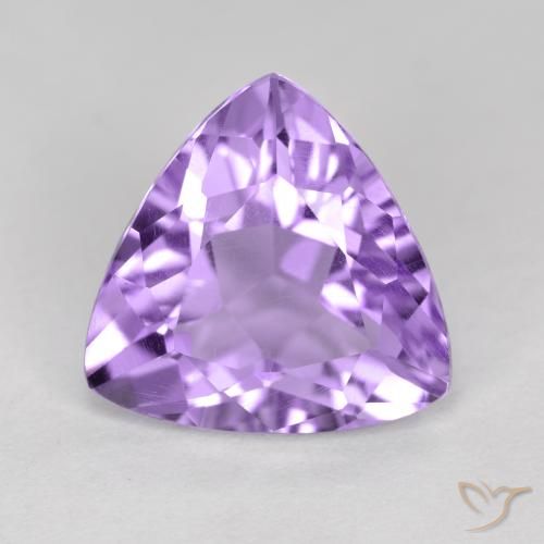 2.81ct طبيعي بنفسجى متوسط جمشت, مثلثى, قليلا جدا