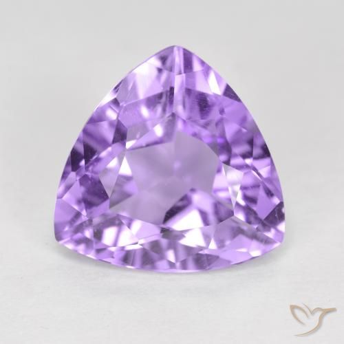2.86ct طبيعي بنفسجى متوسط جمشت, مثلثى, قليلا جدا