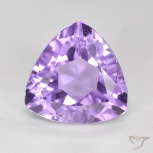 3.18ct طبيعي بنفسجي وردي جمشت, مثلثى, قليلا جدا