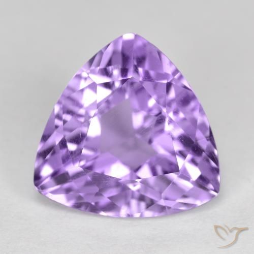 2.80ct طبيعي بنفسجى سوسنى غامق جمشت, مثلثى, VVS-VS