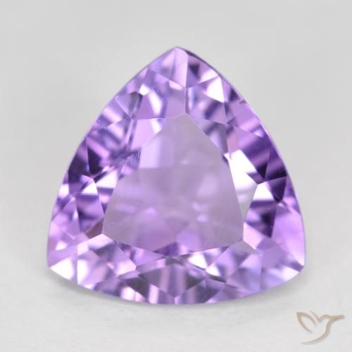 2.73ct طبيعي بنفسجى متوسط جمشت, مثلثى, قليلا جدا