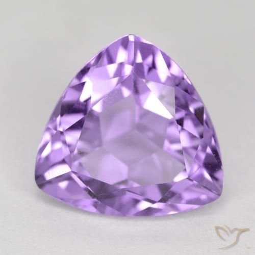3.05ct طبيعي بنفسجي وردي جمشت, مثلثى, قليلا جدا