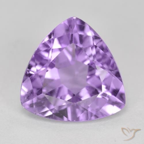 2.92ct طبيعي بنفسجى متوسط جمشت, مثلثى, قليلا جدا