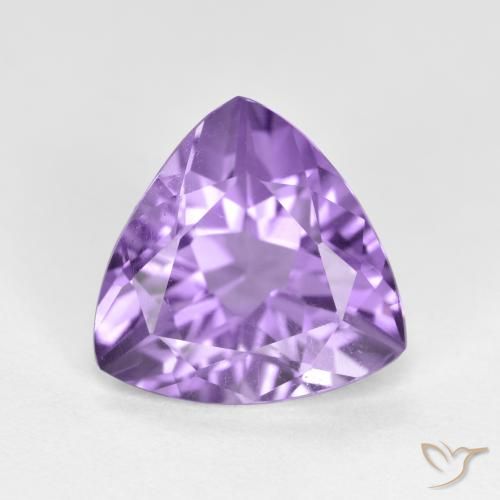 2.67ct طبيعي بنفسجى متوسط جمشت, مثلثى, قليلا جدا