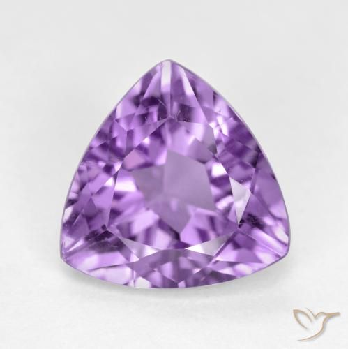 2.81ct طبيعي بنفسجى غامق جمشت, مثلثى, قليلا جدا