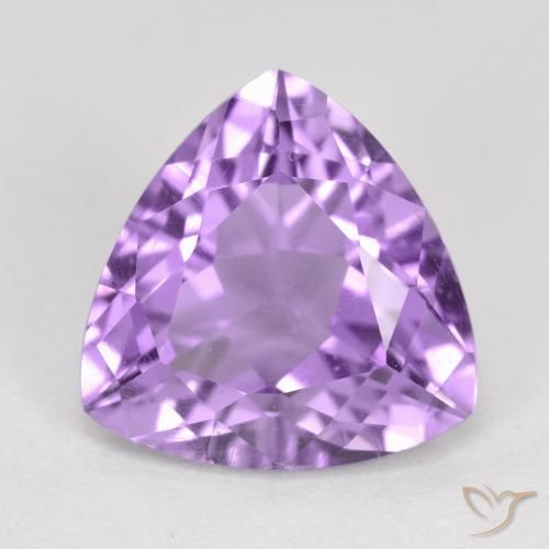 2.86ct طبيعي بنفسجى متوسط جمشت, مثلثى, قليلا جدا