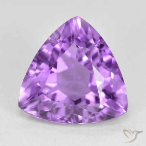 2.88ct طبيعي بنفسجي وردي جمشت, مثلثى, قليلا جدا