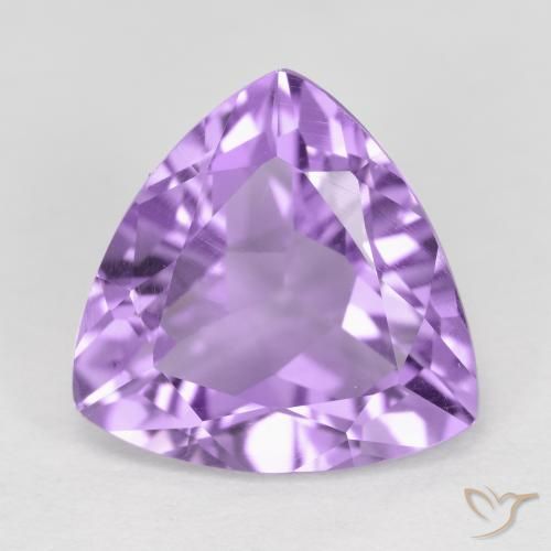 2.93ct طبيعي بنفسجى سوسنى وردى جمشت, مثلثى, قليلا جدا
