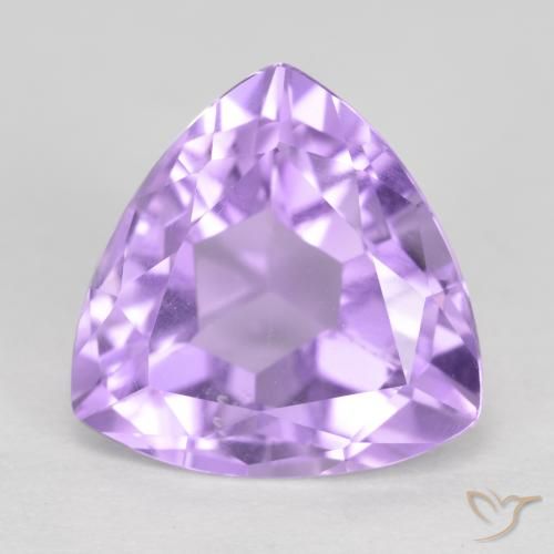 3.09ct طبيعي بنفسجى سوسنى جمشت, مثلثى, قليلا جدا