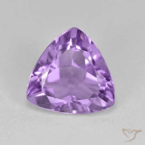 2.90ct طبيعي بنفسجى متوسط جمشت, مثلثى, قليلا جدا, Photo A