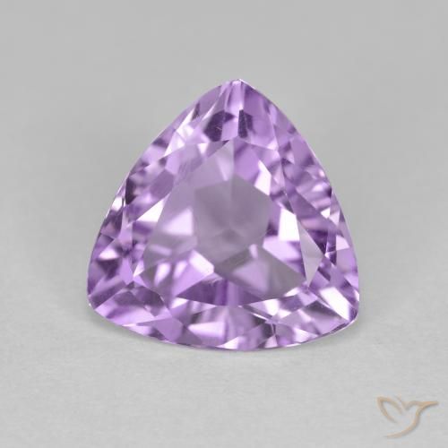 2.78ct طبيعي بنفسجى متوسط جمشت, مثلثى, قليلا جدا