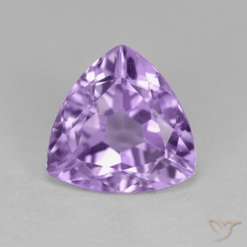 2.91ct طبيعي بنفسجى غامق جمشت, مثلثى, قليلا جدا