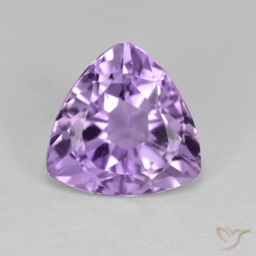 3.02ct طبيعي بنفسجي وردي جمشت, مثلثى, قليلا جدا
