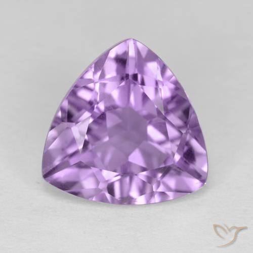 2.89ct طبيعي بنفسجى متوسط جمشت, مثلثى, قليلا جدا