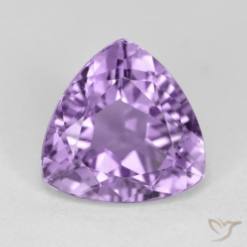 2.91ct طبيعي بنفسجى متوسط جمشت, مثلثى, قليلا جدا