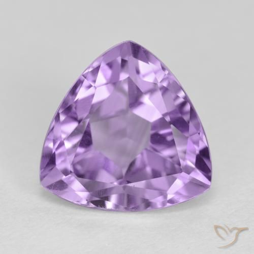 3.12ct طبيعي بنفسجى سوسنى غامق جمشت, مثلثى, قليلا جدا