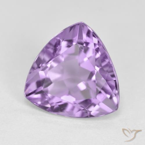 2.98ct طبيعي بنفسجى غامق جمشت, مثلثى, قليلا جدا