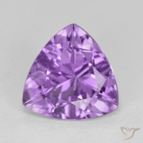 2.88ct طبيعي بنفسجى متوسط جمشت, مثلثى, قليلا جدا