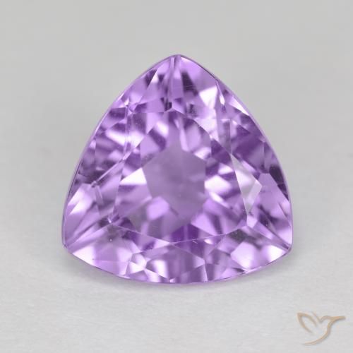 3.06ct طبيعي بنفسجي وردي جمشت, مثلثى, قليلا جدا