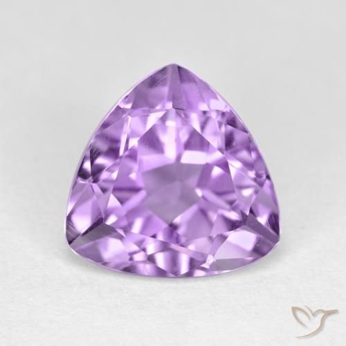 2.92ct طبيعي بنفسجي وردي جمشت, مثلثى, قليلا جدا