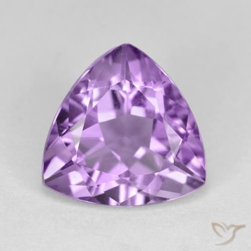 2.82ct طبيعي بنفسجي وردي جمشت, مثلثى, قليلا جدا